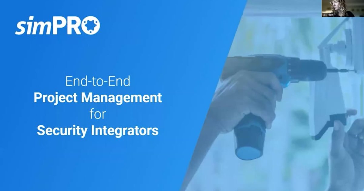 Security Integrators End-to-End Project Management | Simpro
