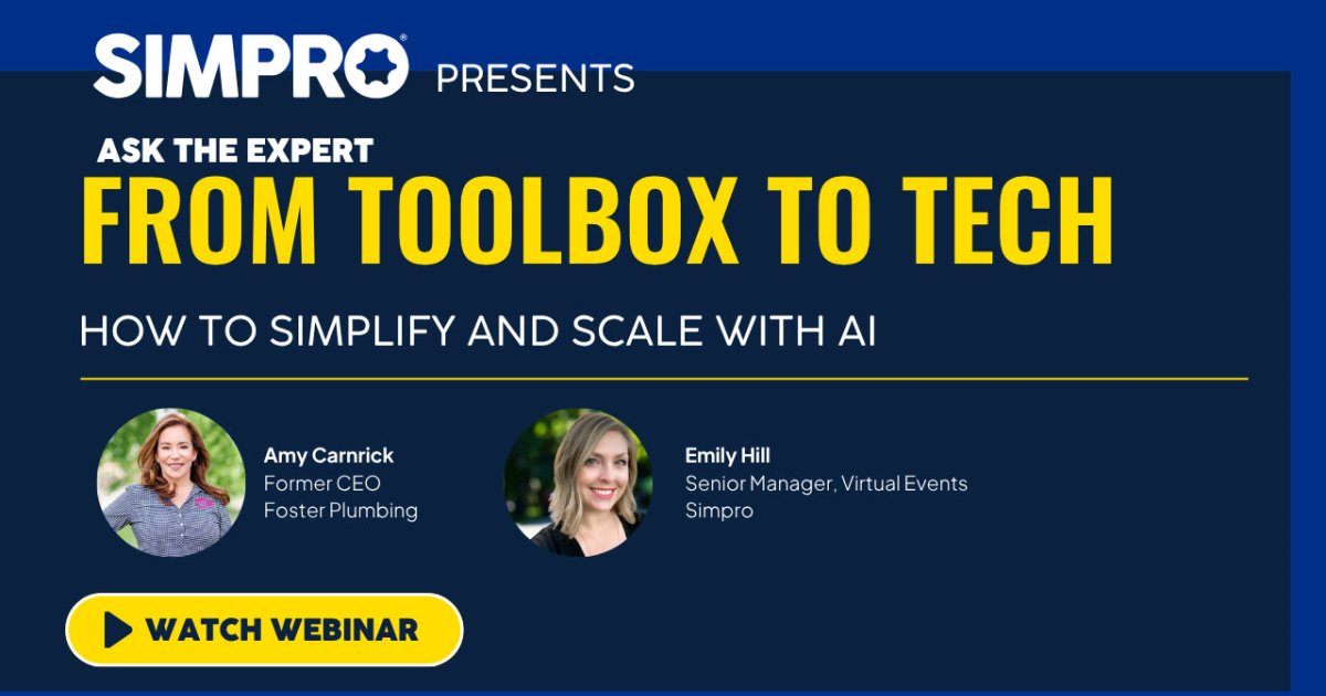 From Toolbox to Tech: How to Simplify and Scale with AI | Simpro