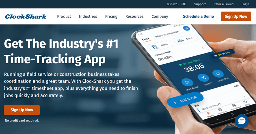 <a href="https://www.clockshark.com/" target="_blank">ClockShark</a> (great for time tracking)