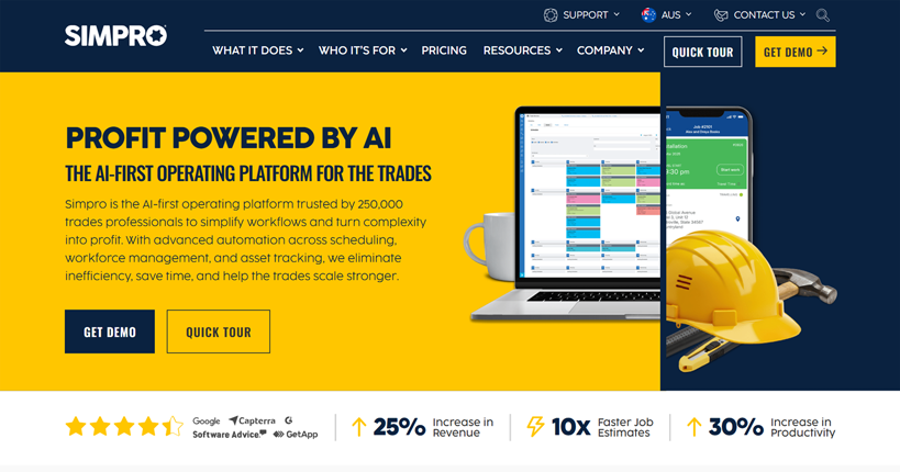 <a href="/">Simpro</a> (Top recommendation)