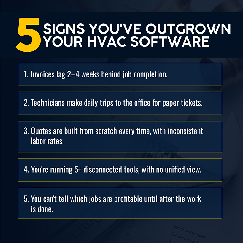 Signs You’ve Outgrown Your Current HVAC Software
