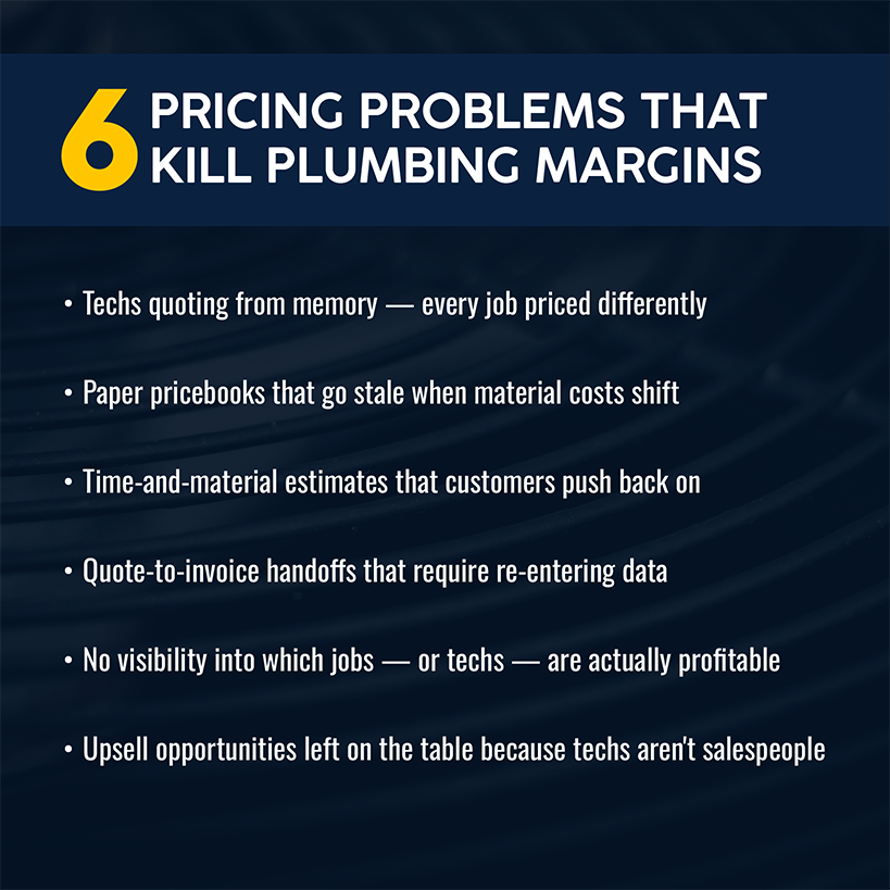 6 Pricing Problems That Kill Plumbing Margins