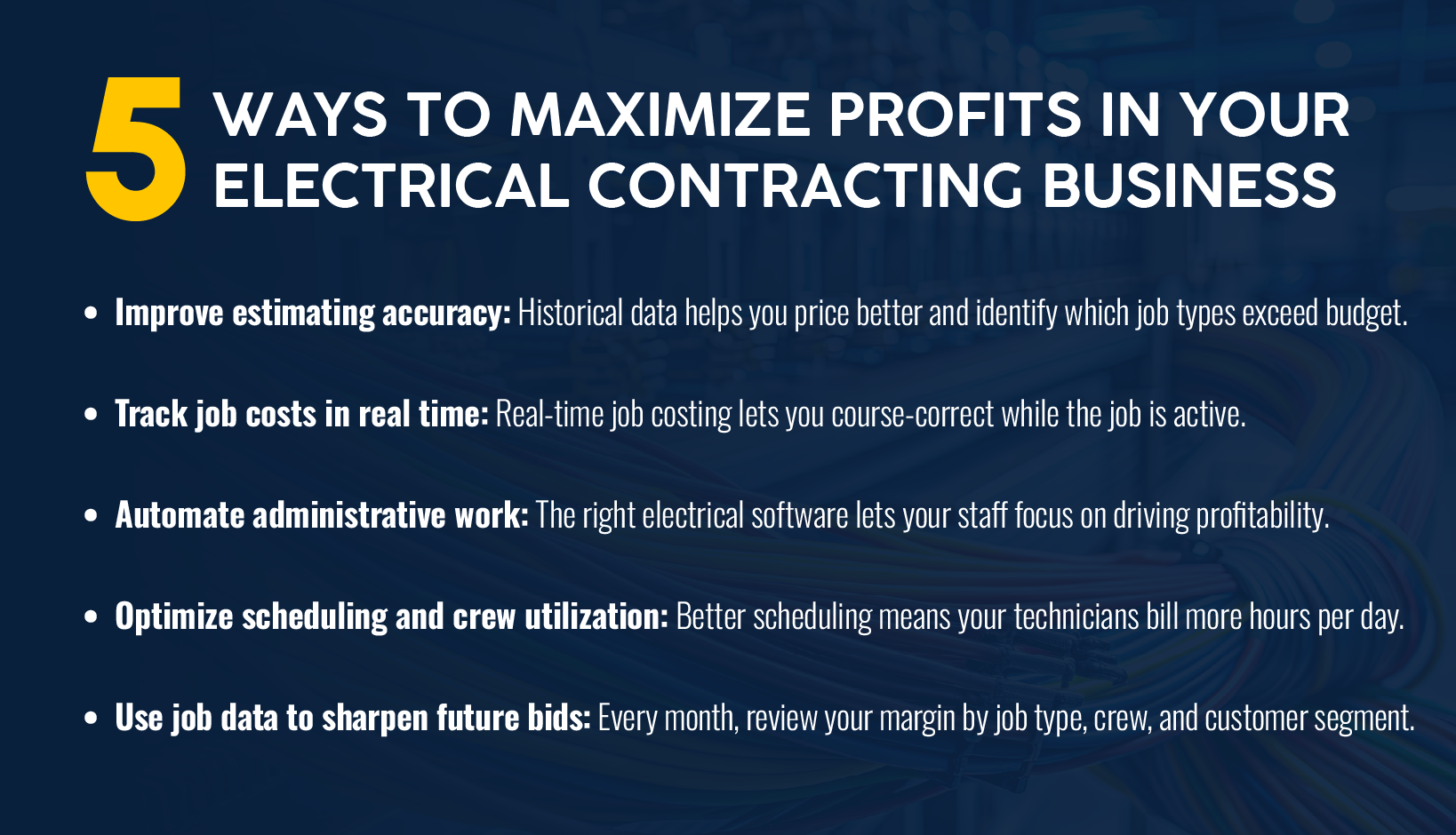 5 Ways to Maximize Electrical Business Profit Margins