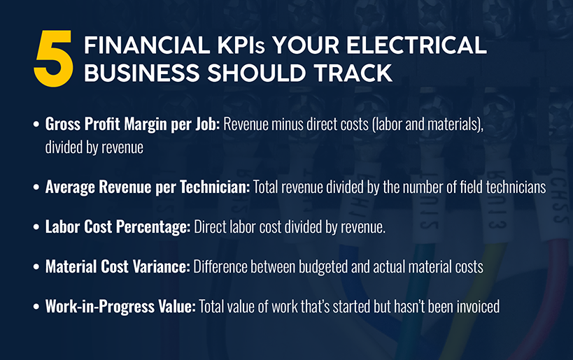 5 Financial KPIs Every Electrical Business Should Track