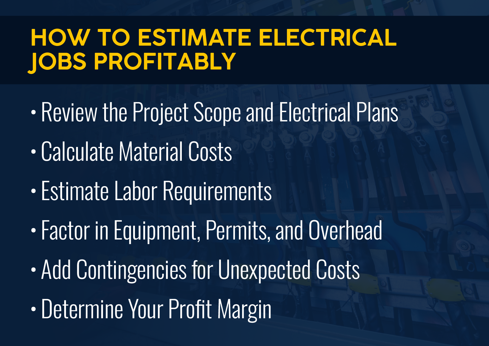 How to Estimate Electrical Jobs Profitably
