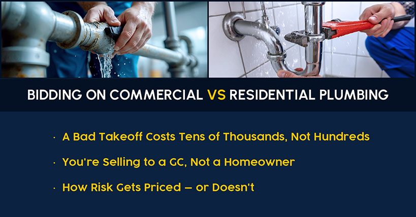 Why Commercial Plumbing Bidding Is Different From Residential