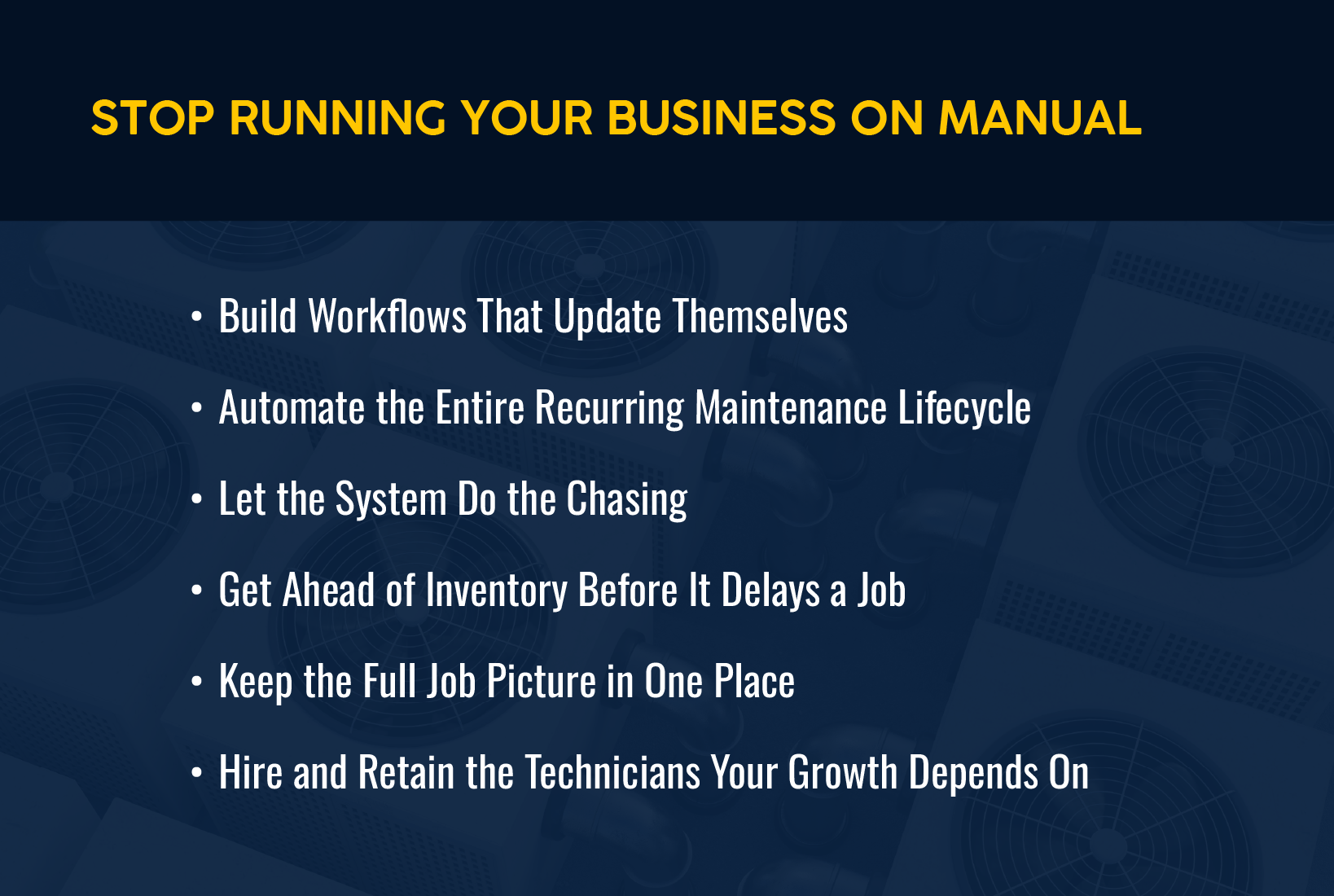 Stop Running Your Business on Manual