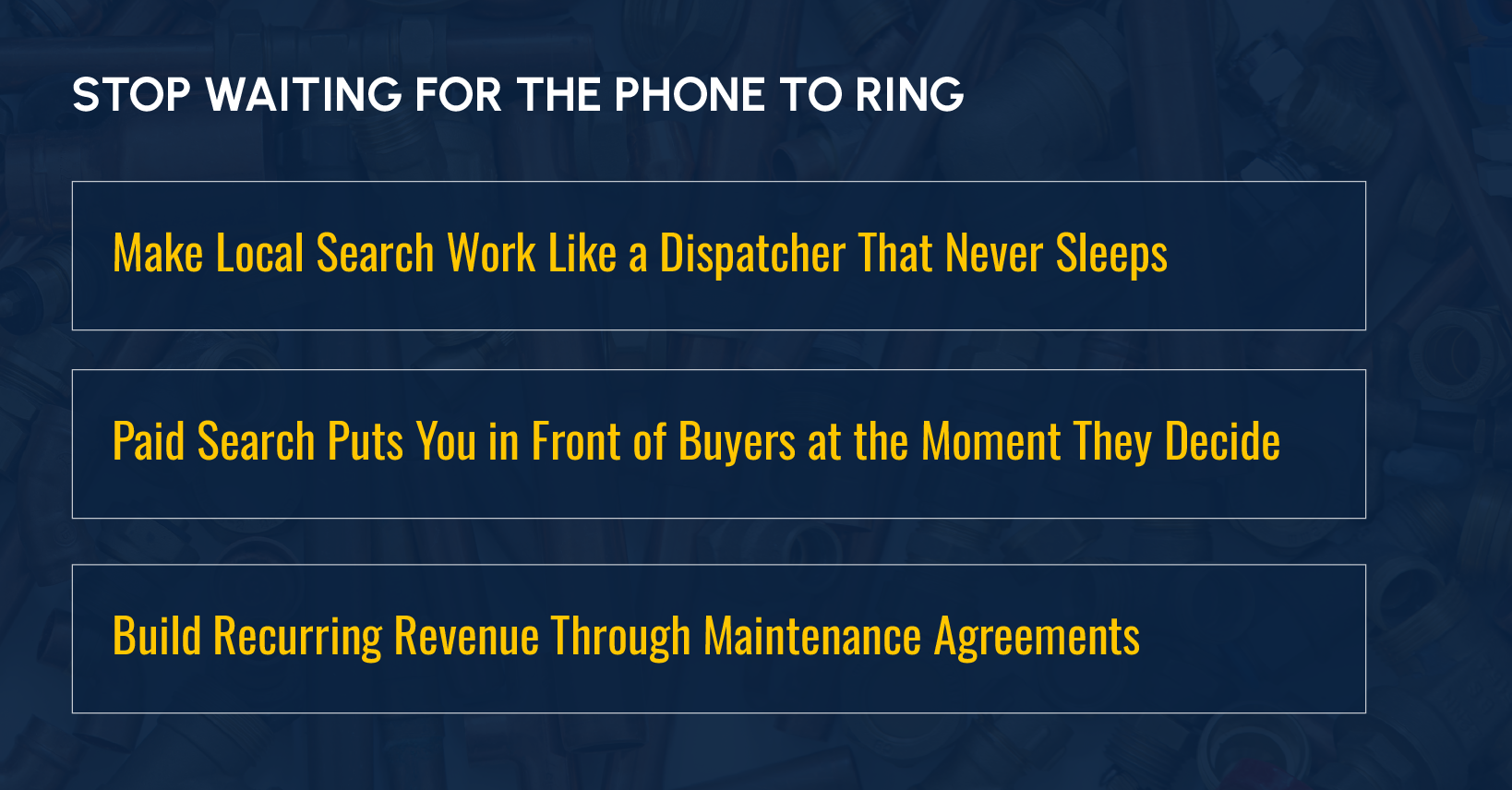 Stop Waiting for the Phone to Ring
