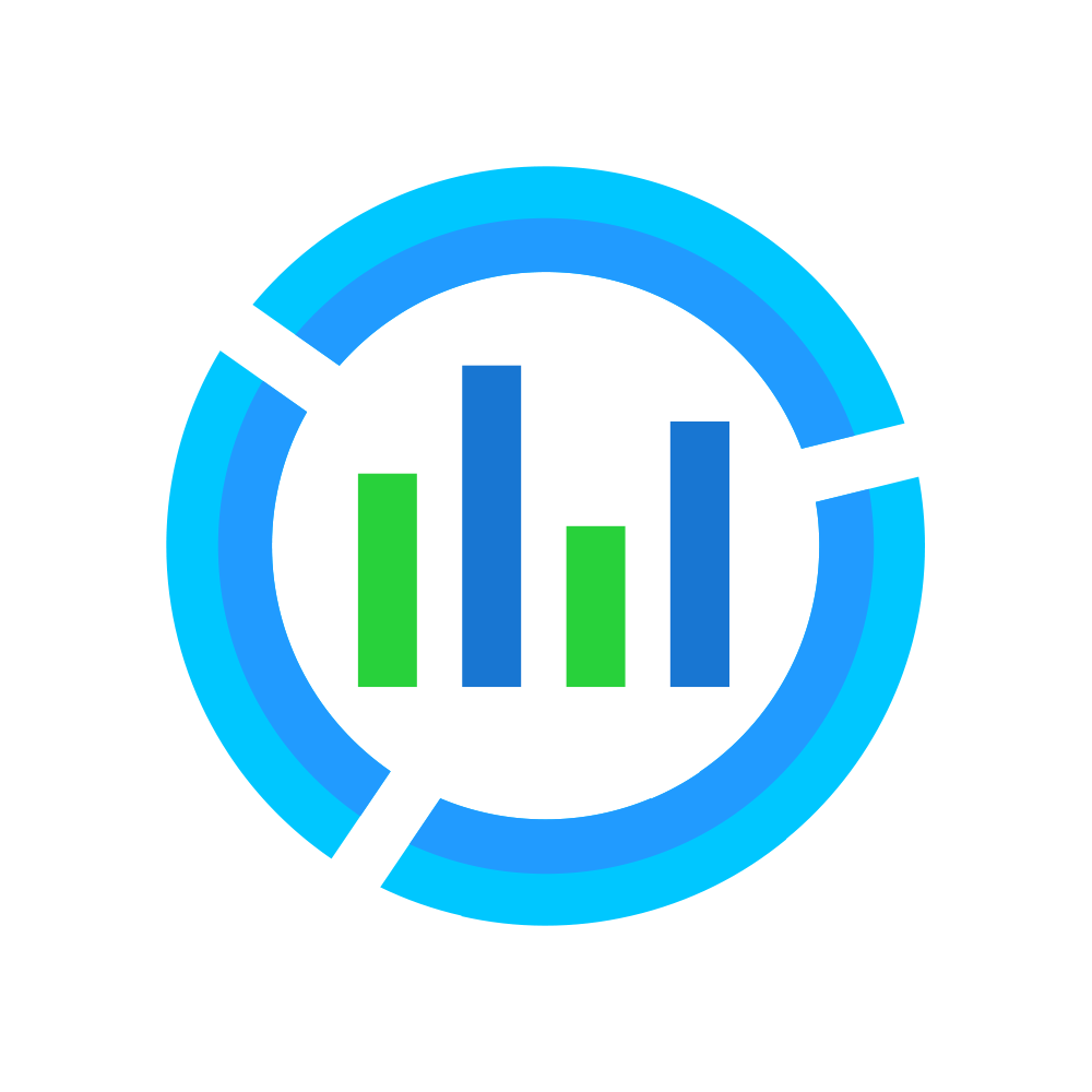 Reporting bar graph in circle