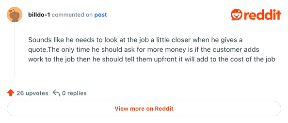 Supporting quote from Reddit