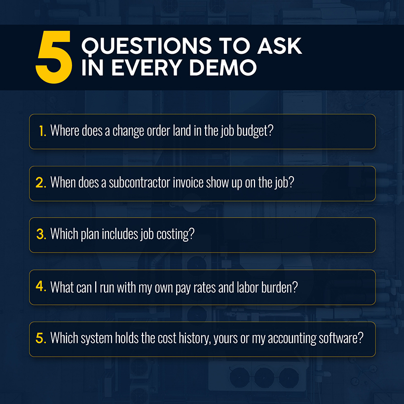 5 Questions to Ask in Every Demo