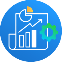 Simpro reporting preferences illustrative icon