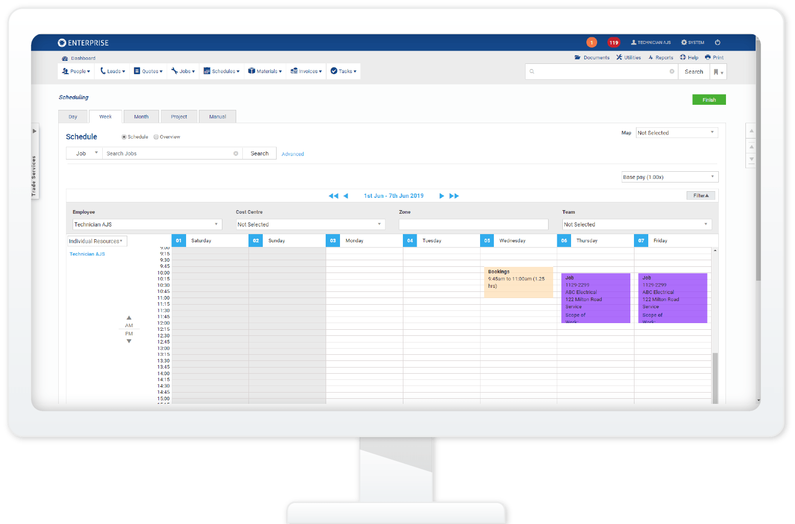 Simpro Update Outlook 365 Calendar Sync for field service scheduling
