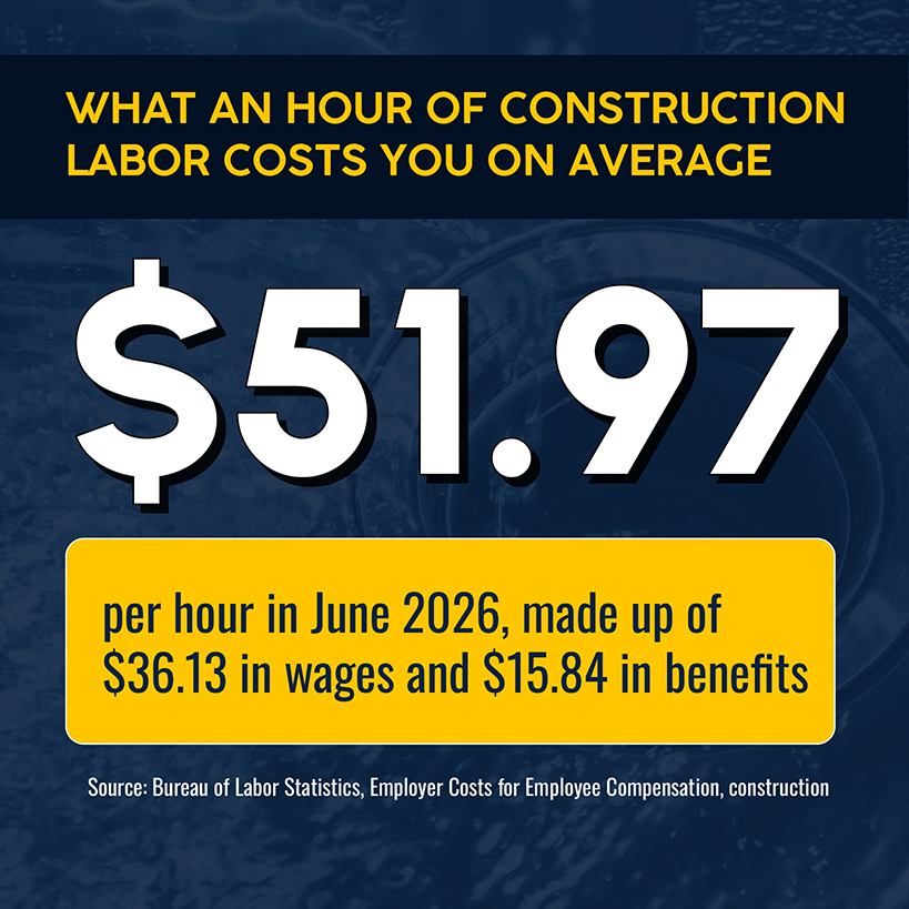What an Hour of Construction Labor Costs You on Average