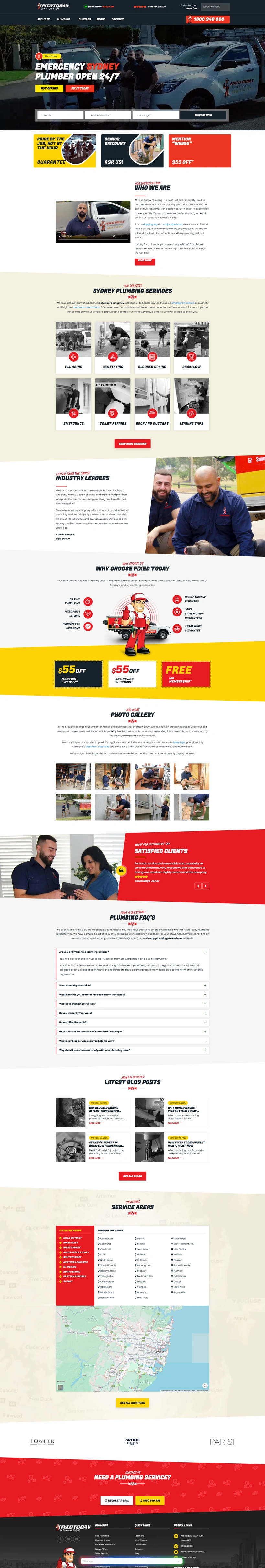 Fixed Today website homepage