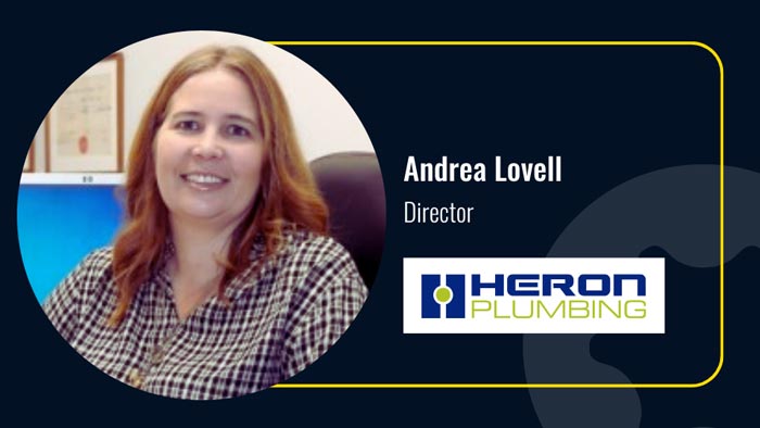 Andrea Lovell, Director at Heron Plumbing, Australia
