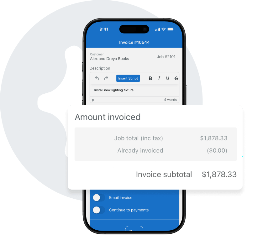 Simpro screenshot - Self-Service Made Easy