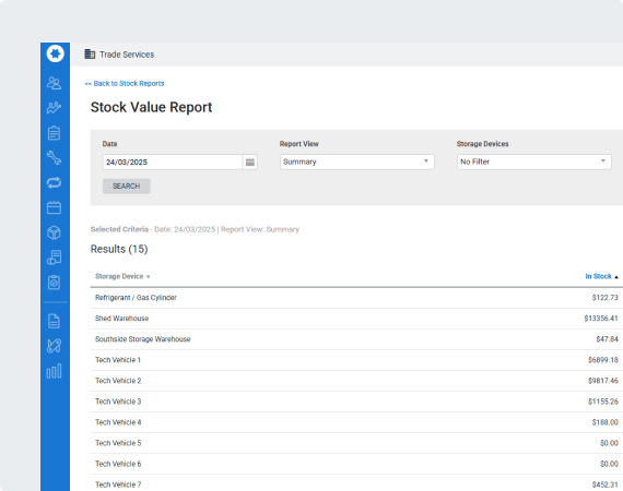 stock-value-report