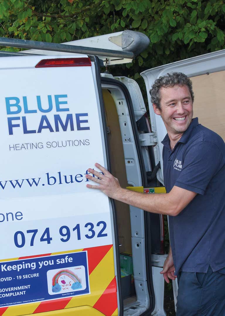 Blue Flame Heating Solutions has over 80 field service employees and technicians