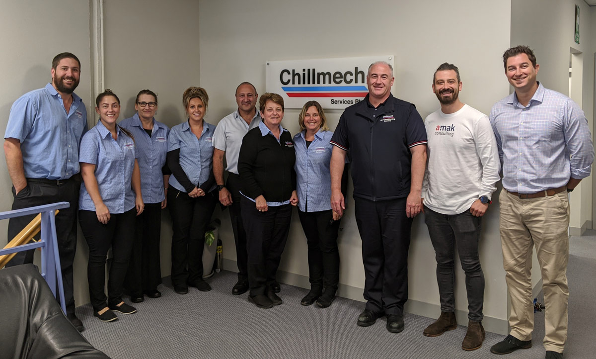 Staff members of Chillmech Services