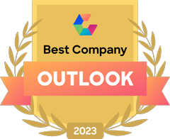Comparably Award - Top rated Outlook - Best Company - 2023