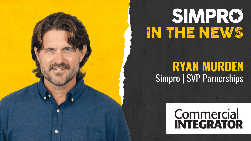 Ryan Murden image and Commercial Integrator logo