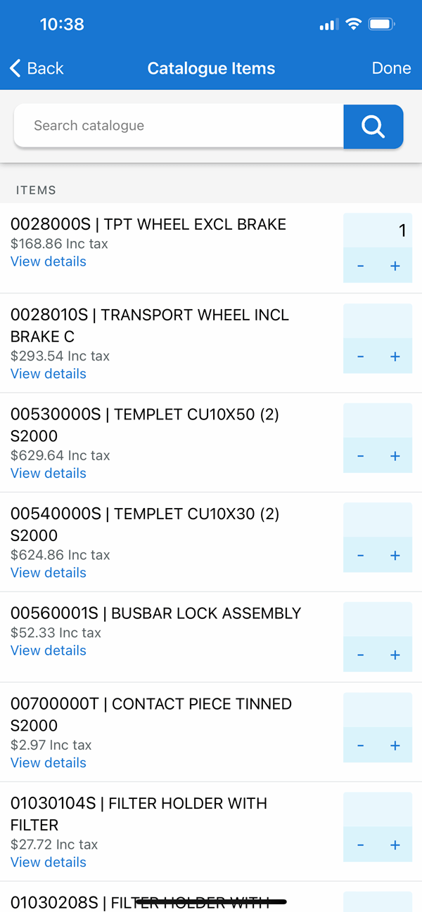 Simpro Mobile screenshot 2 full size