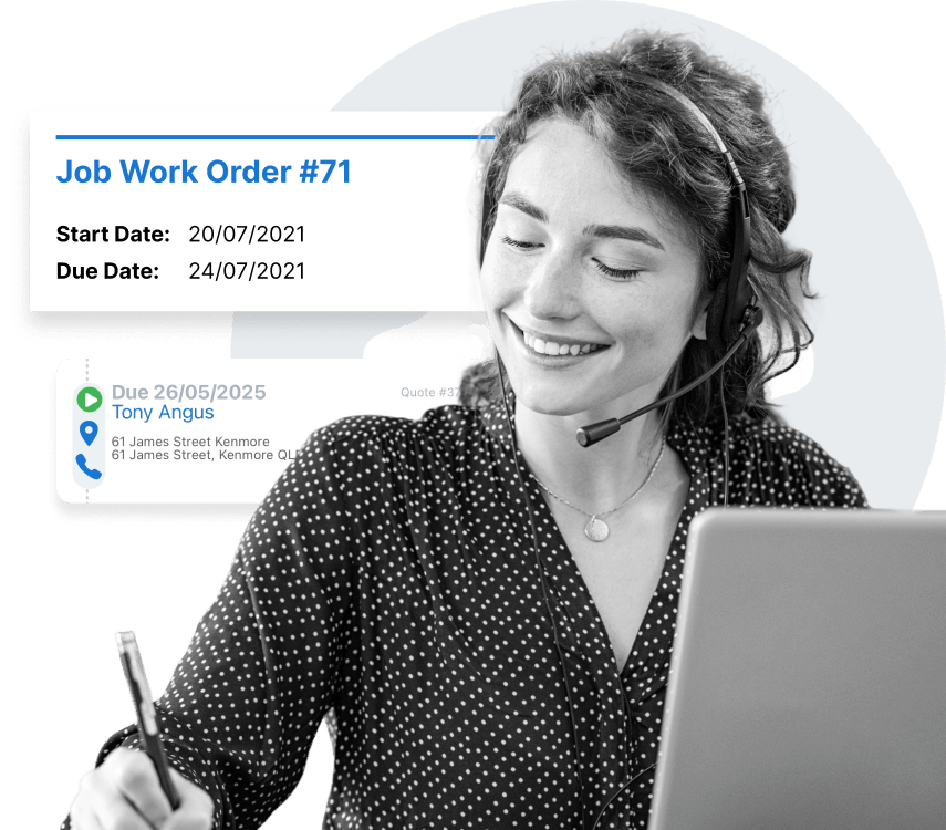 Simpro screenshot - Customer First