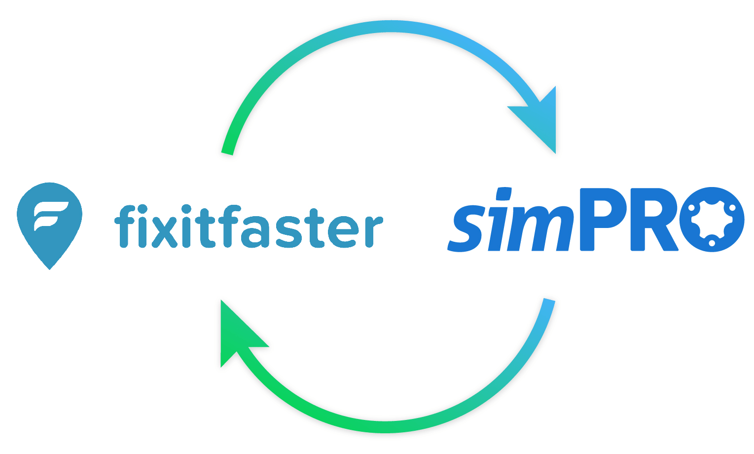 Simpro and Fixitfaster logo