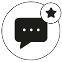 Review invite & targeted follow-up icon