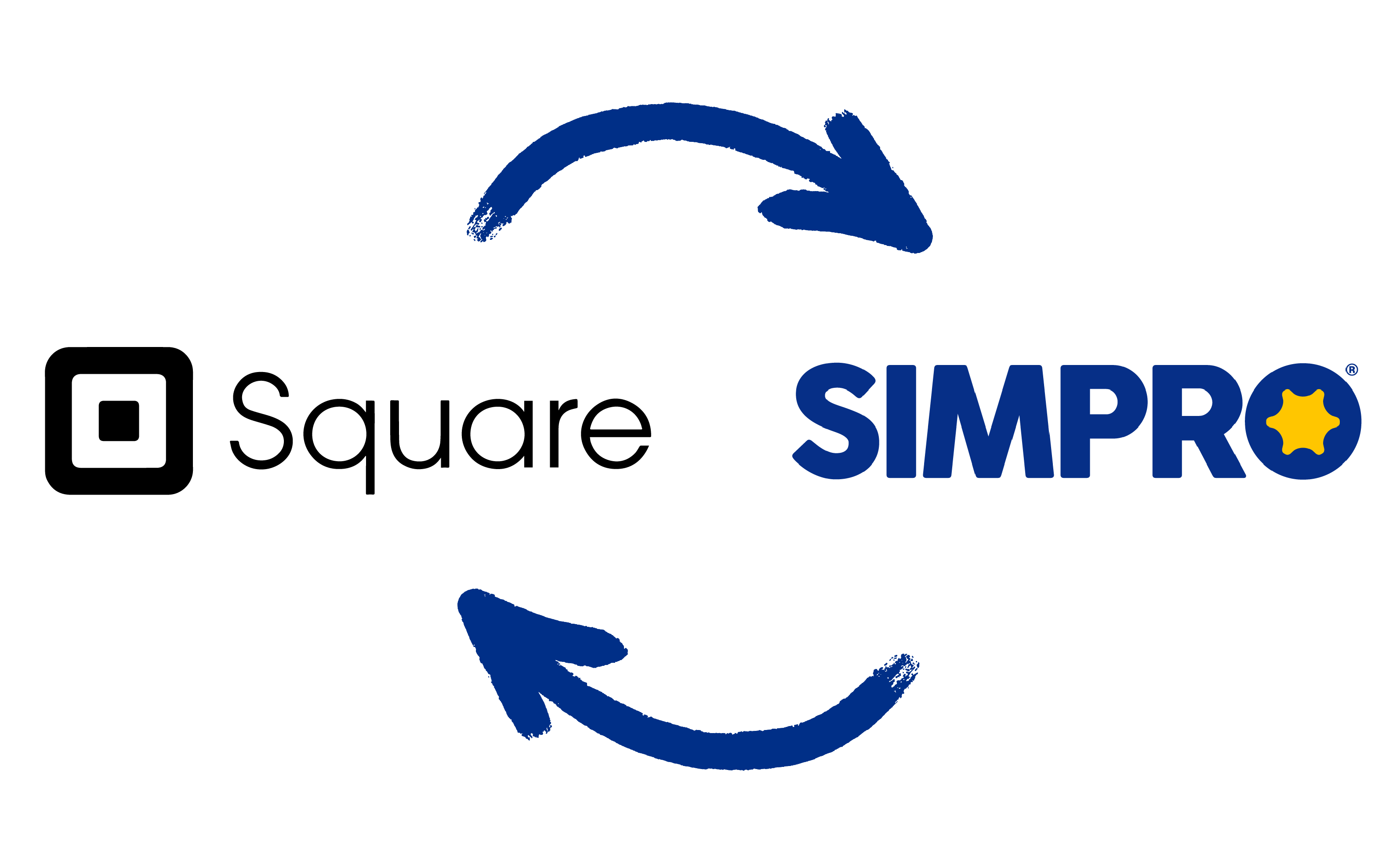 Simpro and Square logo