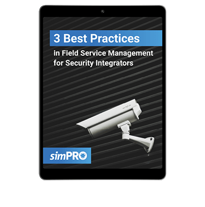 FREE eBook: 3 Best Practices in Field Service Management for Security Integrators cover image