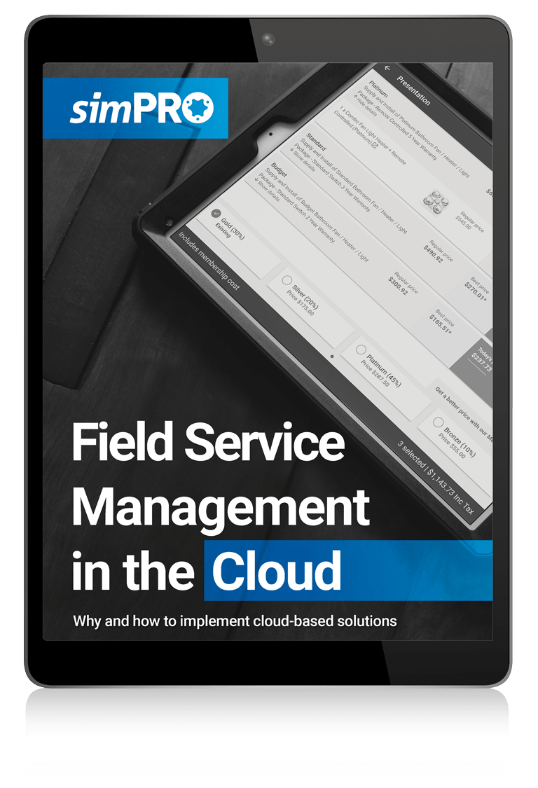 FREE eBook: Field Service Management in the Cloud cover image