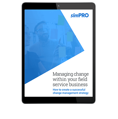 FREE eBook: Managing Change Within Your Field Service Business cover image