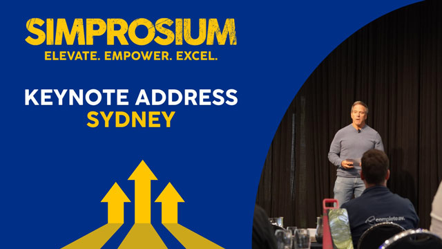 Simprosium 2024 Sydney Keynote with CEO Gary Specter video thumbnail