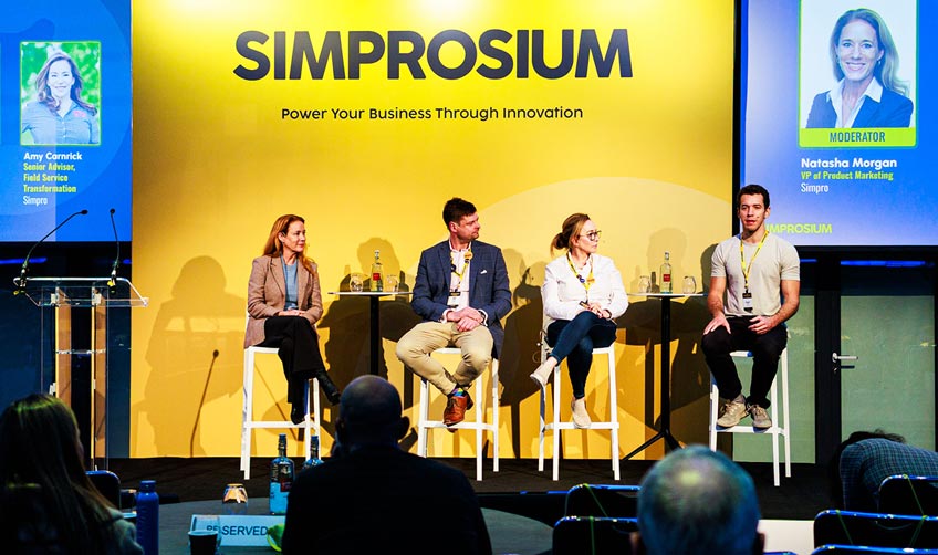 Panel discussion at Simprosium London 2025 event