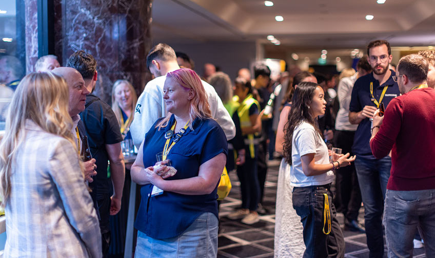 People at Simprosium 2025 event