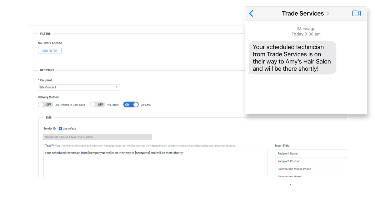 Scheduled Reminders, Alerts and Real-Time SMS Tracking On-Demand  screenshot