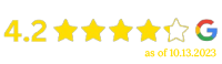 Google review badge 4.2 stars