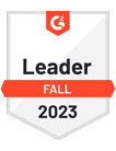 G2 badge - Leader - Fall 2023