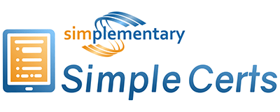 Simplementary Simple Certs logo