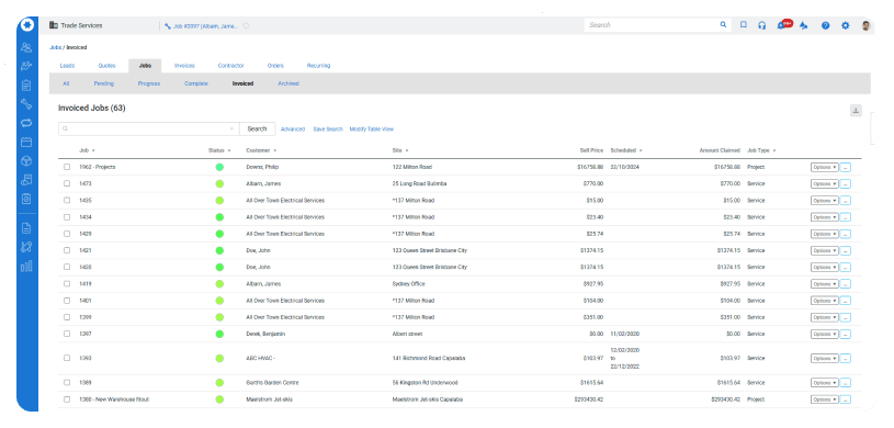 Simpro screenshot
